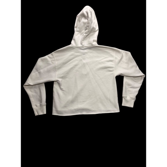 Abercrombie & Fitch Y2K Quarter Zip Jacket Cozy White Women's Medium Long Sleeve - Picture 2 of 10